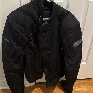 Frank Thomas HyperTec Black Motorcycle Jacket size L and Kevlar under shirt (M)